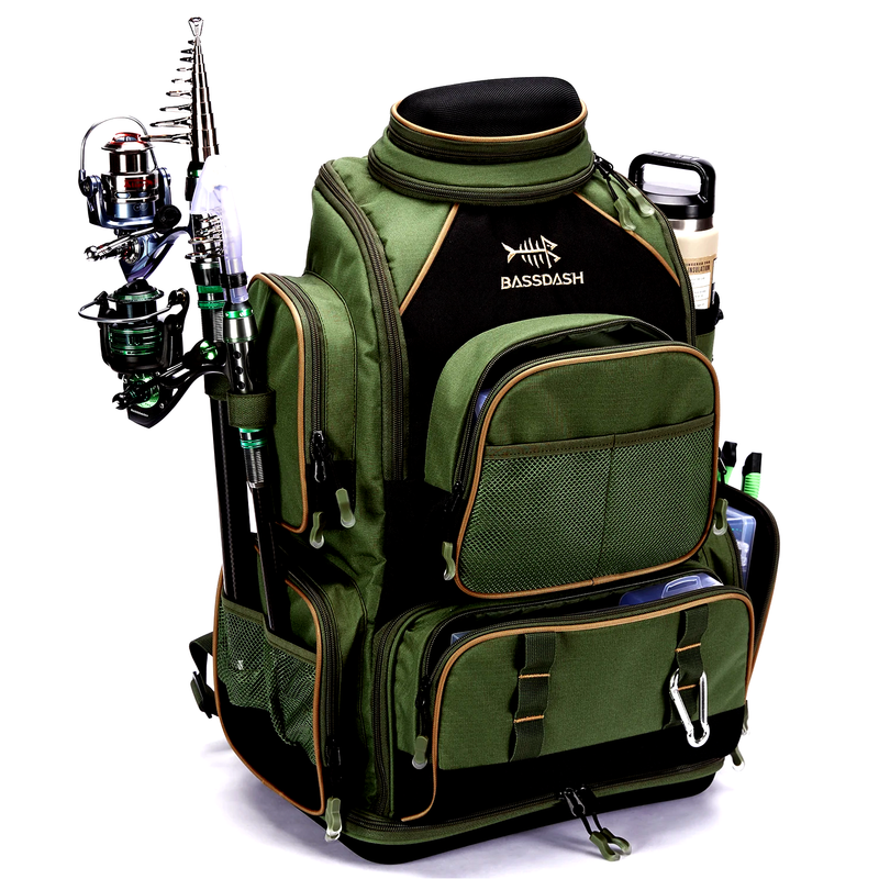 Kit Profissional de Pesca Com Mochila, Vara, Carretilha e Acessórios (EM LIQUIDAÇÃO 2025)