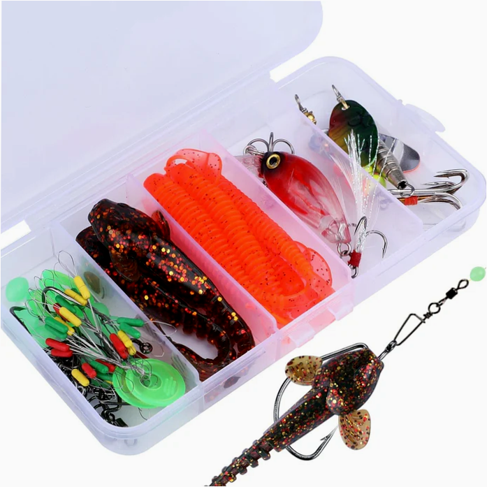 Kit Profissional de Pesca Com Mochila, Vara, Carretilha e Acessórios (EM LIQUIDAÇÃO 2025)